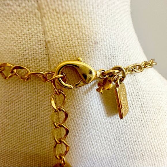 Kate Spade Shaken Not Stirred Necklace Green Statement Jewelry Preppy Designer - Picture 6 of 10